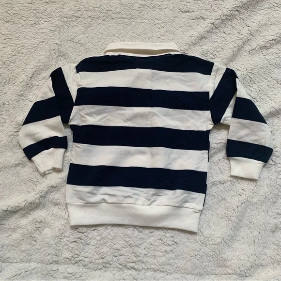 Pat Pat 2-piece Toddler Boy Stripe Polo shirt and Grey Pants Set | 3Y | NEW!! - Picture 8 of 12